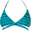 Roxy Abstract Tribal Cross Over Triangle Bikini Top - Women's