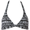 Abstract Tribal '70s Halter Bikini Top - Women's