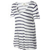 Nautical Stripe V-Neck Shirt - Short-Sleeve - Women's