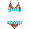 Beach Bloom 70's Halter Swim Set - Girls'