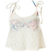 Daisy Rhapsody Crochet Tankini With Bandeau Bikini Top - Women's