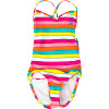 Caliente Sun Cross Over Monokini One-Piece Swimsuit - Girls'