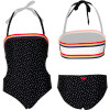 Bonfire Strappy Monokini One-Piece Swimsuit - Girls'
