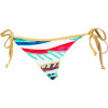 Golden Maze Binded Brazilian String Bikini Bottom - Women's