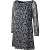 Blue Stone Floral Dress - Women's