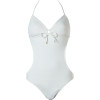 Half Moon Solids Pump It Up Monokini One-Piece Swim Suit - Women's