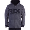 Heathered Full-Zip Hoodie - Men's