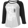 Geisha Flowers T-Shirt - 3/4-Sleeve - Women's