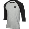 RVCA Circle Logo Inverse Baseball Raglan Shirt - 3/4-Sleeve - Men's 