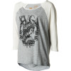 RVCA Lady Profile T-Shirt - 3/4-Sleeve - Women's