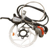 Shimano  Shimano LX Dual Control Lever, Caliper & Rotor Kit - Hydraulic - REAR