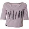 Feather Shirt - 3/4-Sleeve - Women's