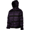 Munchie Heather Stripe Snowboard Jacket - Girls'
