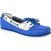 Classic Boat 2-Eye Leather and Fabric Shoe - Women's