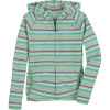 The North Face Striped Glacier Full Zip Hooded Fleece Jacket - Girls'