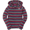 Striped Glacier Full-Zip Fleece Hooded Jacket - Girls'
