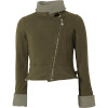 Zip Jacket with Sherpa Trim - Girls'