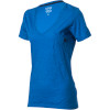 Crinkled V-Neck Shirt - Short-Sleeve - Women's