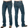 Volcom Starla Rock Straight-Leg Cargo Denim Pant - Women's