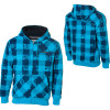 Volcom Bizarrio Plaid Sherpa Full-Zip Hooded Sweatshirt - Men's 