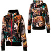 Volcom Animal Crackers Subliminated Hydro Sherpa Full-Zip Hooded Sweatshirt - Women's