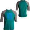 Volcom Splatter Puss Raglan T-Shirt - 3/4 Sleeve - Men's