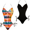 Volcom Tiki Streeky Rev One Piece Swim Suit - Women's