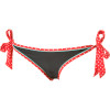 Diner Dot Tie-Side Full Bikini Bottom - Women's