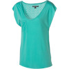 Volcom Sharks w/ Lazers Scoop Neck Top - Short-Sleeve - Women's