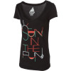 Volcom Funsun Slim Scoop V Neck T-Shirt - Short-Sleeve - Women's