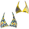 Vintage Find Reversible Halter Bikini Top - Women's