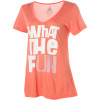 What The F? Boyfriend V-Neck T-Shirt - Short-Sleeve - Women's