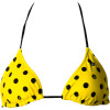 Dada Dot Reversible Triangle Bikini Top - Women's