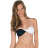 Simply Solid Twisted Bandeau Bikini Top - Women's