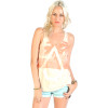 Palm Pipe Knot Back Tank Top - Women's