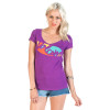 Shock Block Slim V-Neck T-Shirt - Short-Sleeve - Women's
