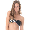 Tropical Nights Zip Bandeau Bikini Top - Women's