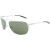 Matte White/Polarized Gray Green, One Size