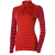 SmartWool Midweight Pattern Zip Top - Women's: The SmartWool Women's Midweight Pattern Zip Top may look too pretty to be tough, but it's a hardcore performance baselayer that keeps you feeling good even in cold temperatures.