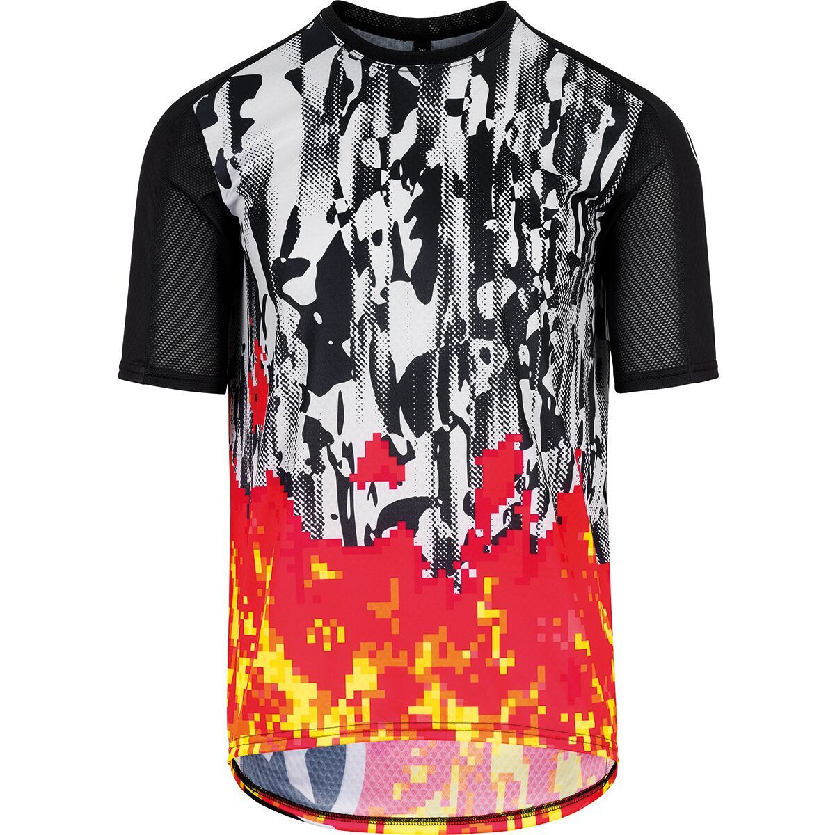 Image of Assos Trail Short-Sleeve Jersey - Men's Scorch Orange, M