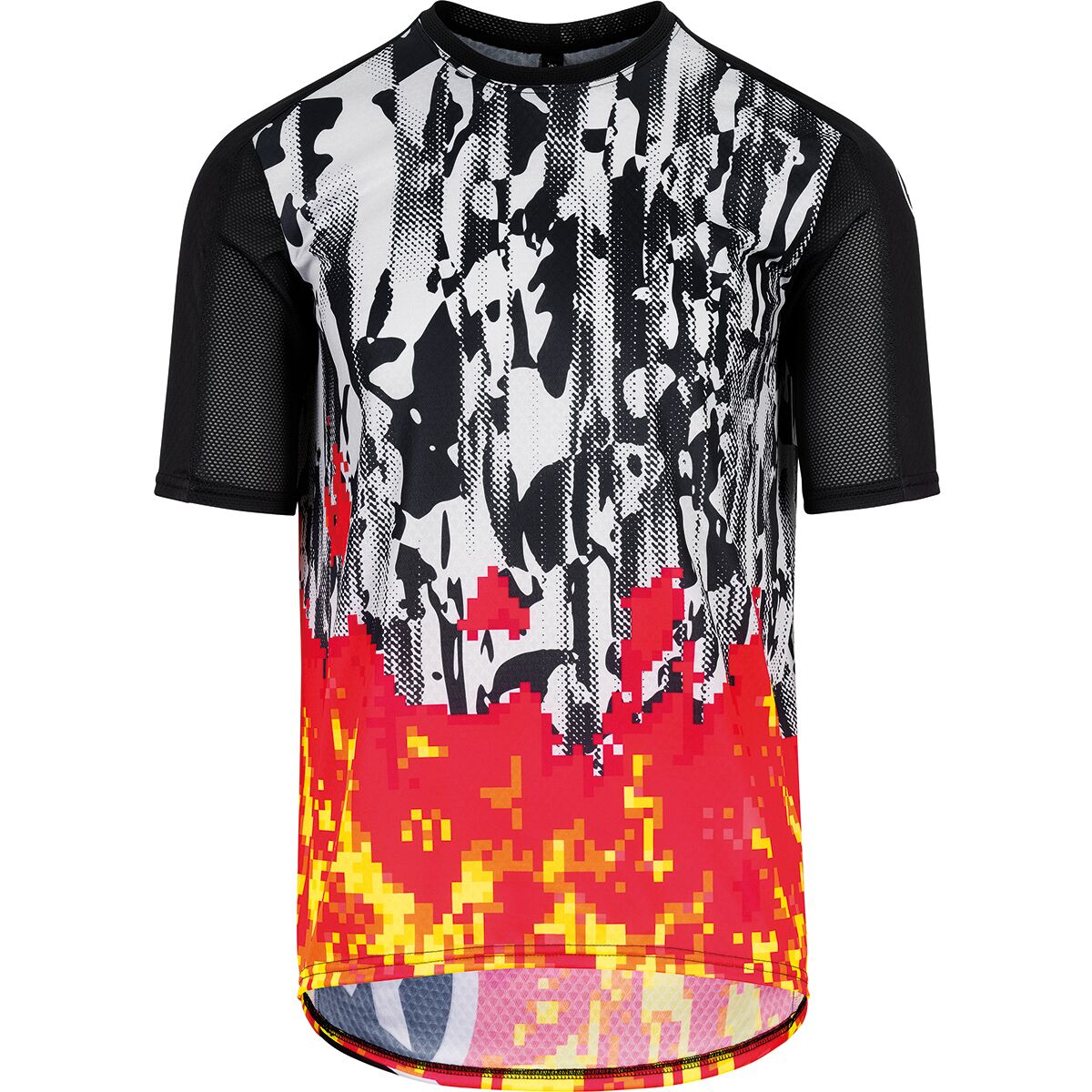 Image of Assos Trail Short-Sleeve Jersey - Men's Scorch Orange, M