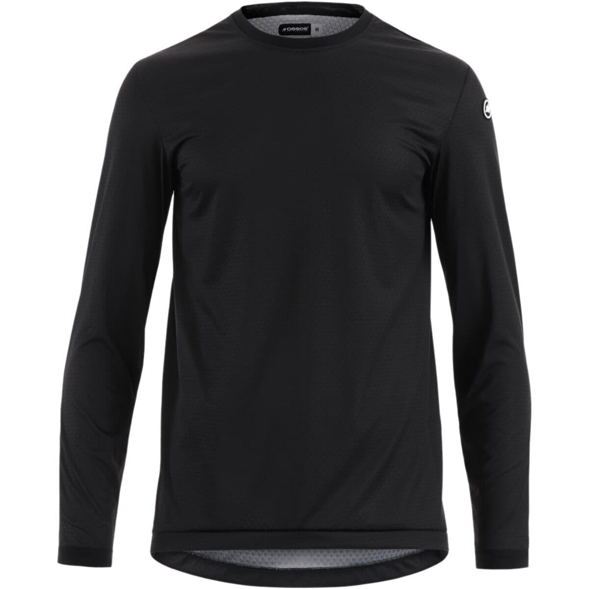 Image of Assos Trail T3 Long-Sleeve Jersey - Men's Black Series, S