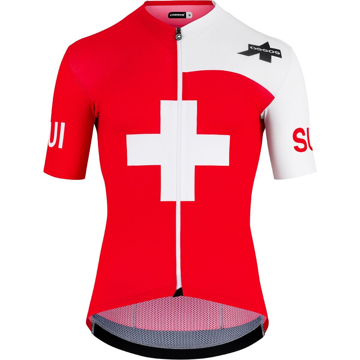 Assos SUISSE FED S9 TARGA Jersey - Men's National Red, S