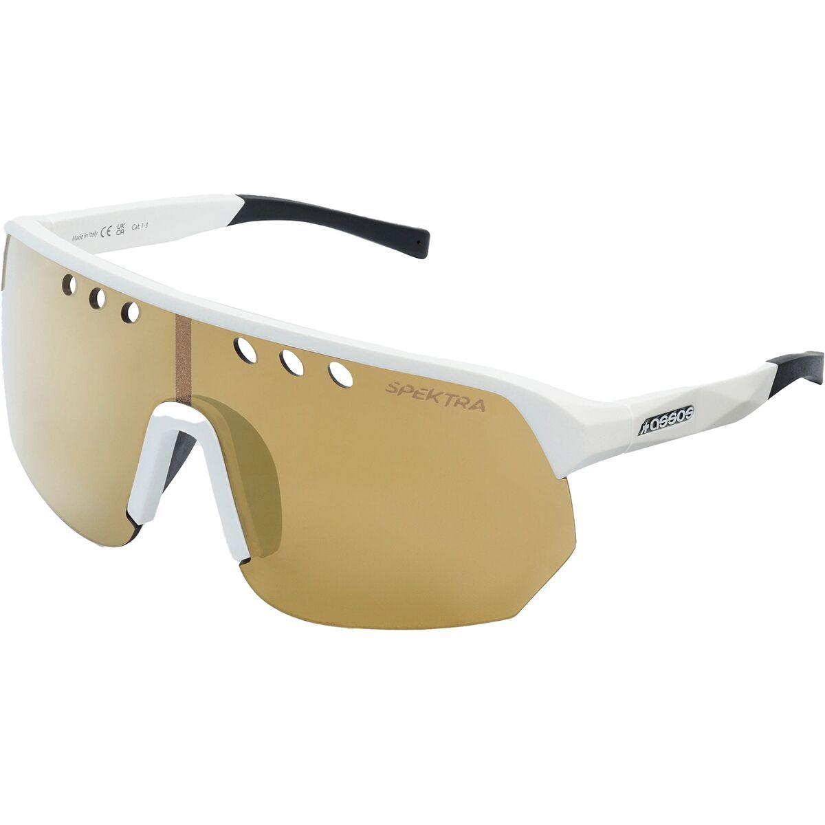 Image of Assos Donzi Sunglasses White/Gold, One Size