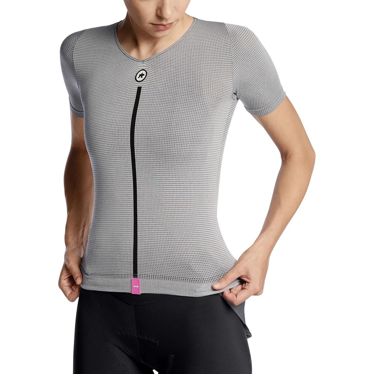 Assos Assos 1/3 Short-Sleeve P1 Base Layer - Women's Grey Series, S/M