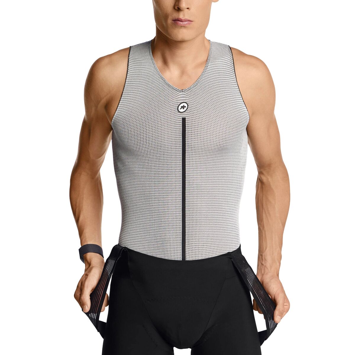 Assos Assos 1/3 Sleeveless Skin Layer P1 - Men's Grey Series, XS/S