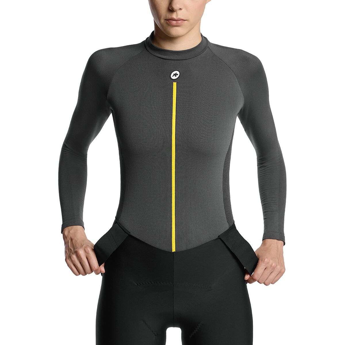 Image of Assos Spring Fall Long-Sleeve Skin Layer P1 - Women's Anthracite Grey, II