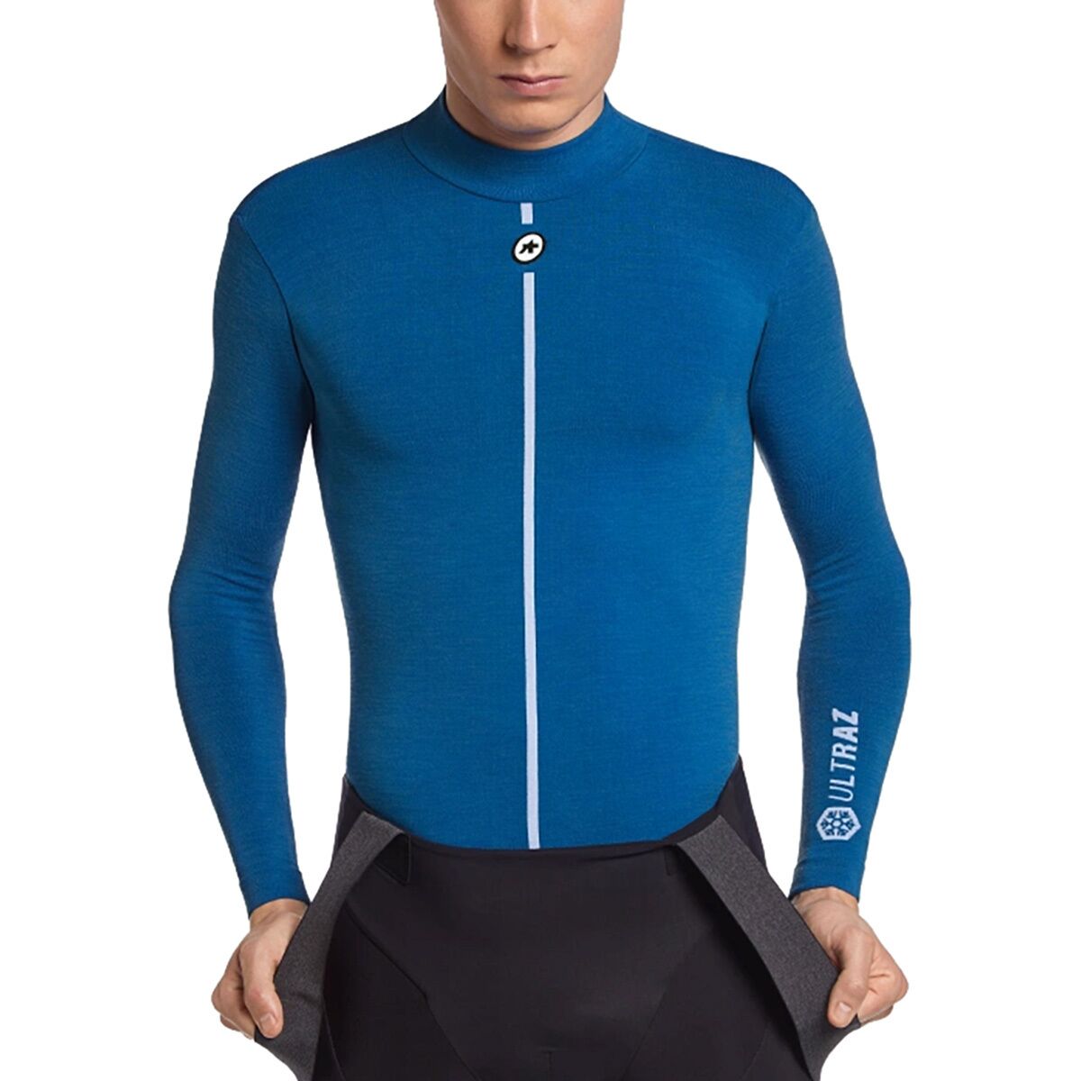 Image of Assos Ultraz Winter Long Sleeve Skin Layer - Men's Calypso Blu, I