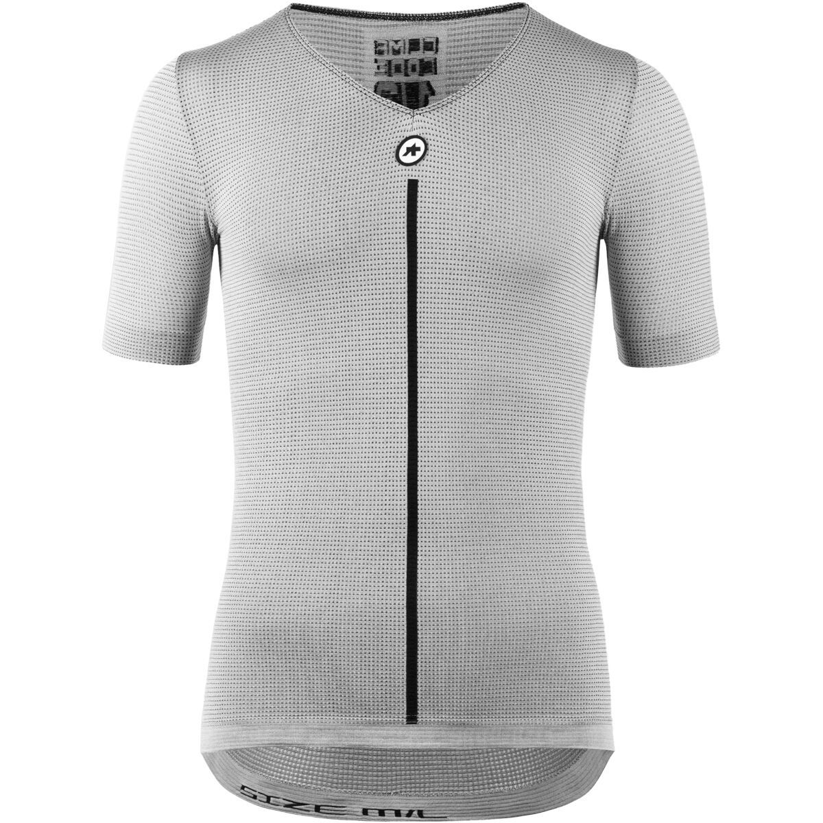 Image of Assos Summer Short-Sleeve Skin Layer P1 - Men's Grey Series, 0