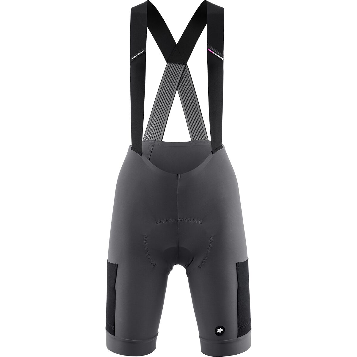 Image of Assos TACTICA KIESKAFER Gravel Bib Shorts T5 - Women's Robust Grey, M